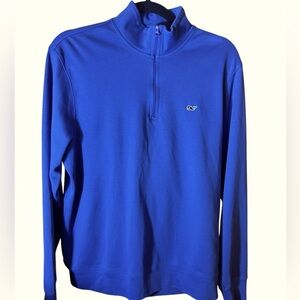 Vineyard Vines Blue Quarter-Zip Pullover